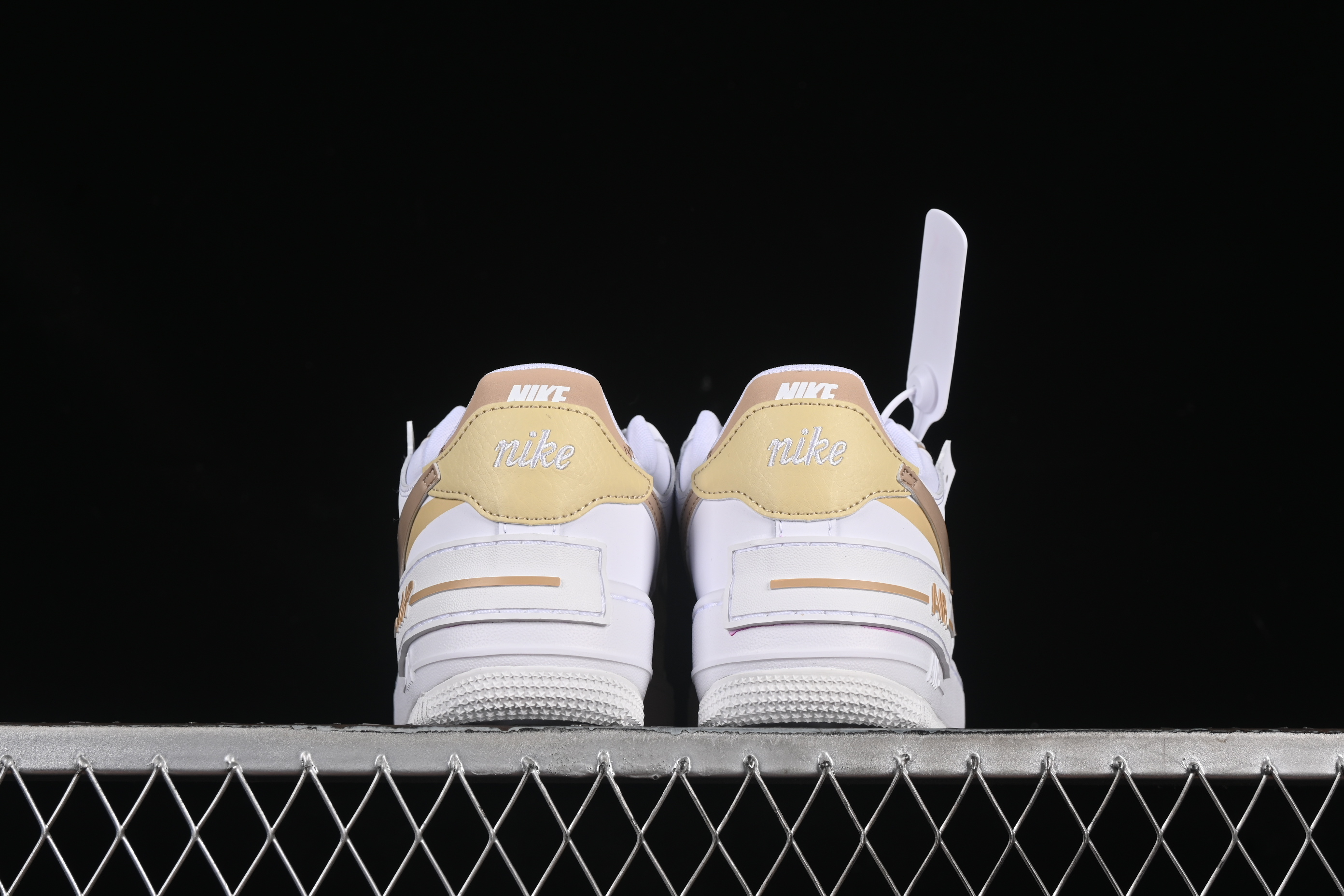 Nike Air Force 1 Shadow Low-Top Sneakers with Lightweight EVA Midsole and Anti-Slip RB Rubber Outsole - DZ1847-111