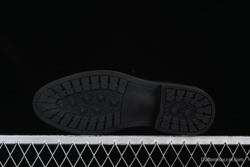 ECCO London Collection Slip-On Business Men's Leather Shoes with Wide Toe Box and Cushioned Sole - 61160801001