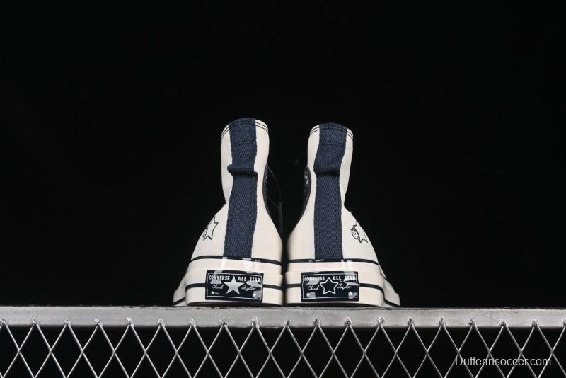 Converse Chuck Taylor All Star 1970s High Top Canvas Sneakers with Noritake Hand-Drawn Elements - A15787C