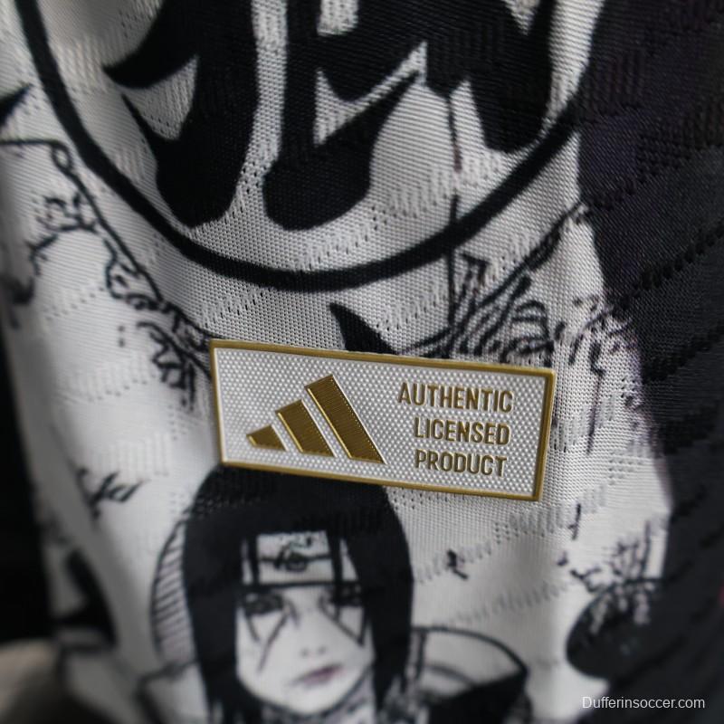 Player Version 2025 Japan Black with Anime Character Pattern Jersey