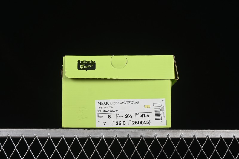 Onitsuka Tiger Mexico 66 Cactful-S Low-Top Leather Running Shoes in Pastel Colorway - 1183C347-750