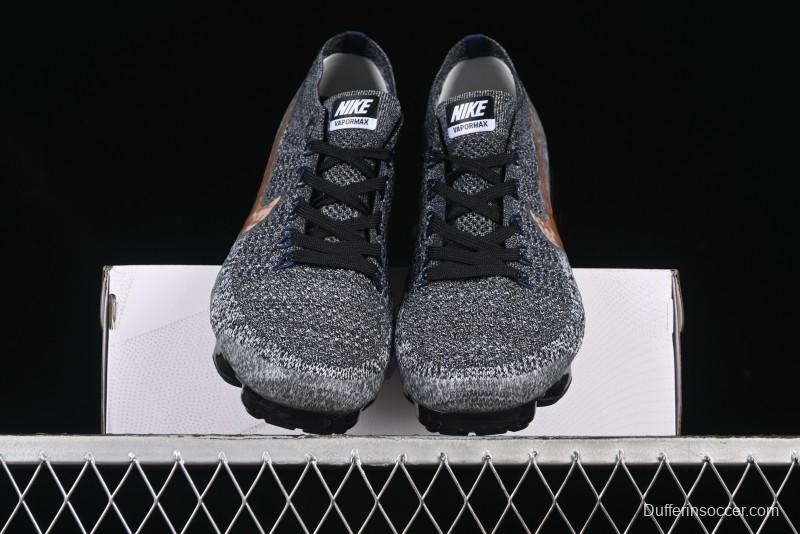 Nike Vapormax Flyknit Breathable Casual Running Shoes with Full-Length Air Cushion - 849558-010