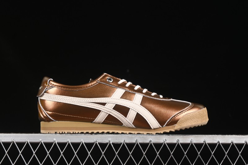 Onitsuka Tiger Mexico 66 SD Low-Top Leather Sneakers for Casual Running - 1183C468-200