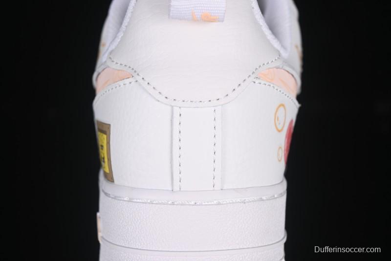 Nike Air Force 1'07 Low SpongeBob SquarePants Casual Sneakers - FB8971-070
