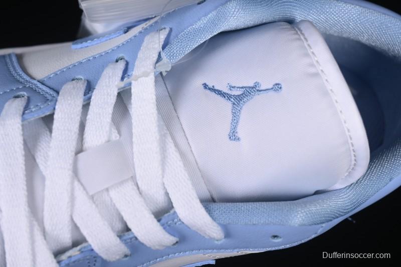 Nike Air Jordan 1 Low AJ1 White Blue Casual Sneakers - DC0774-142