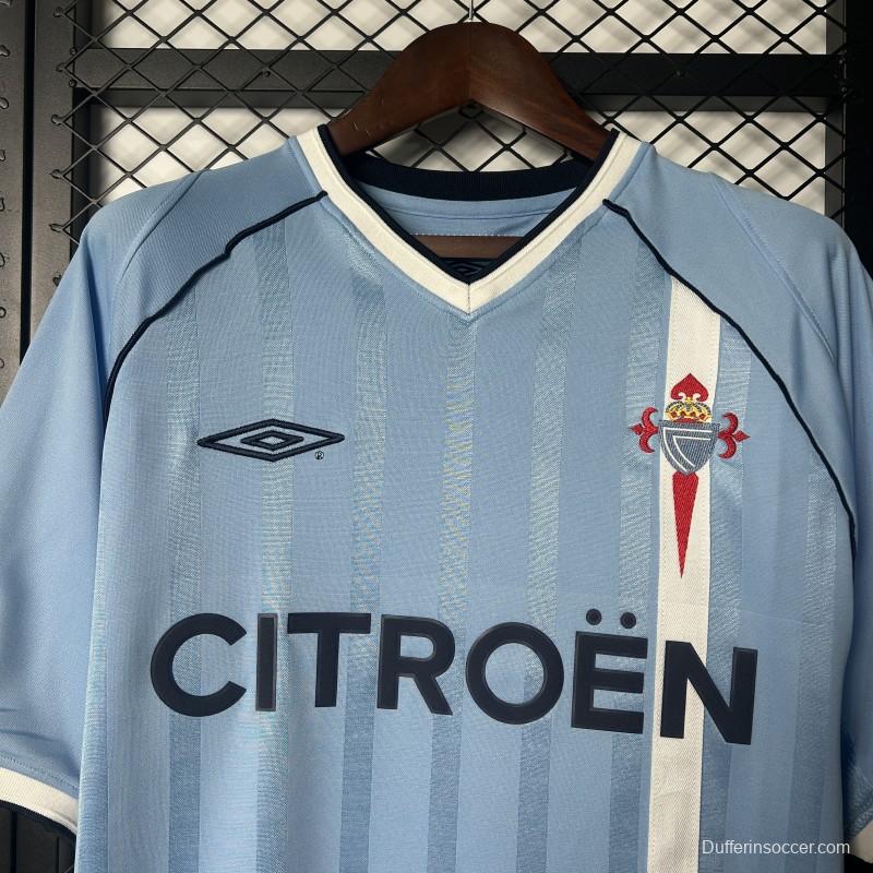 01/02 Retro Celta Home Jersey