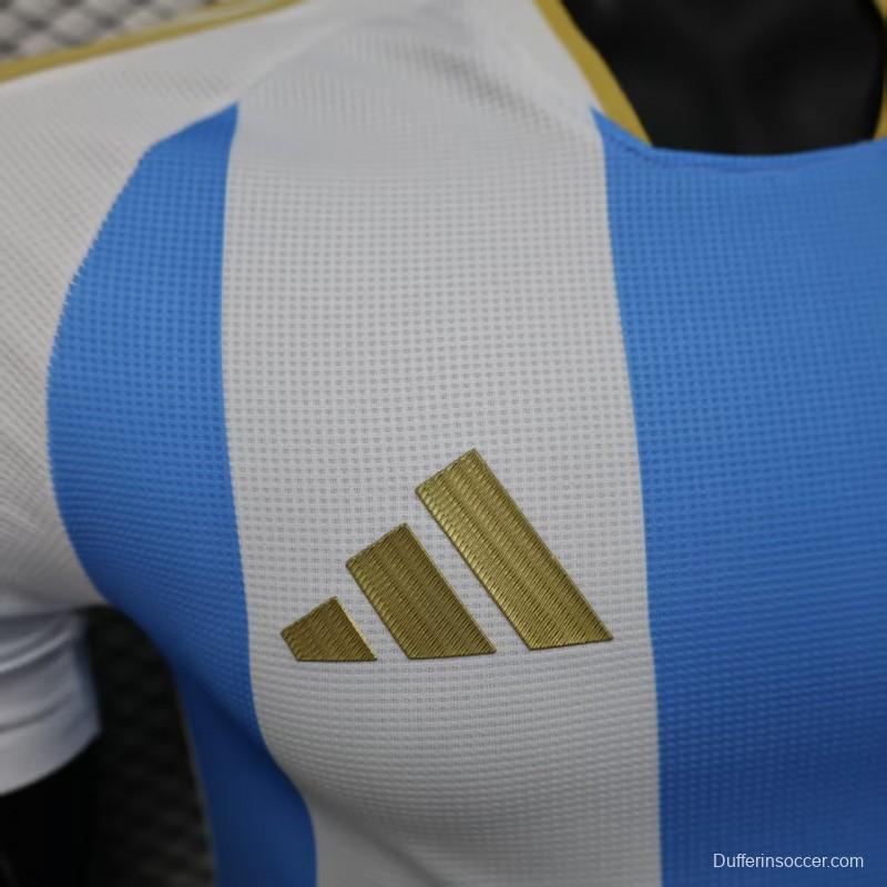 Player Version 2025 Argentina Home Jersey