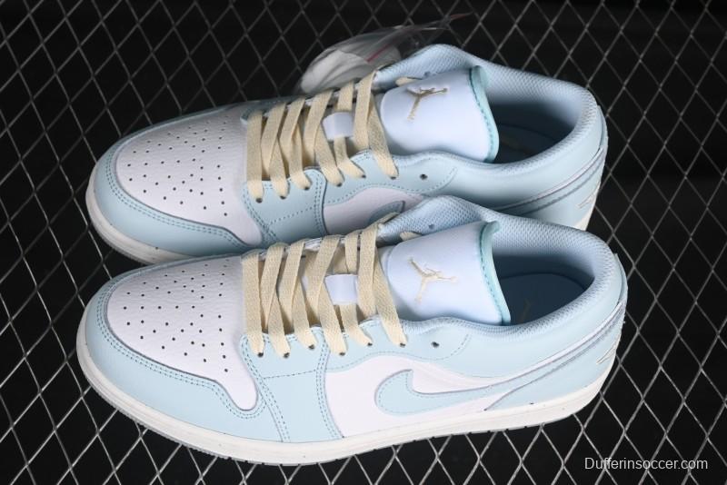 Nike Air Jordan 1 Low AJ1 Mint Blue Casual Lifestyle Sneakers - HJ5999-400