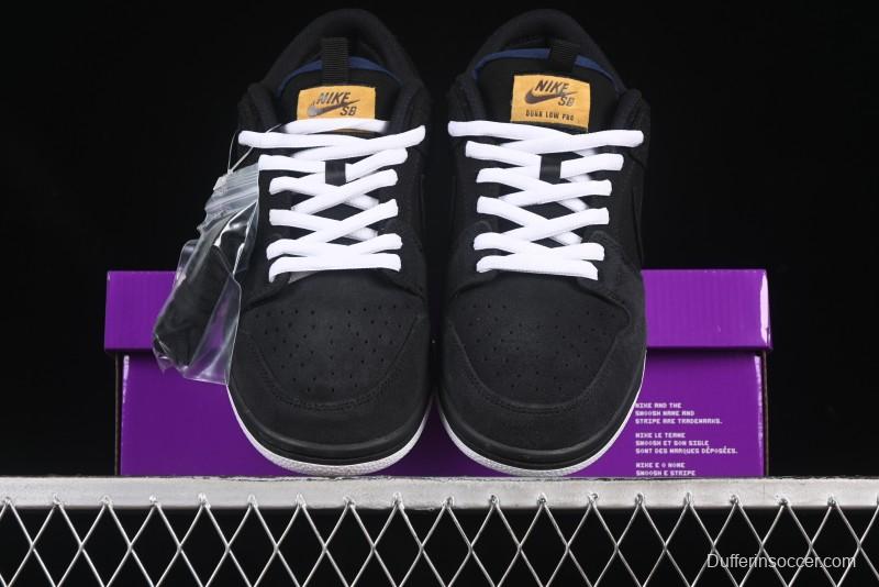 Nike SB Dunk Low Pro ISO Black Gum Rubber SB Low-Top Skateboarding Shoes - CD2563-006
