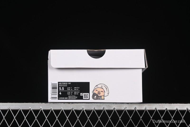 Nike Air Force 1'07 Low x Capybara "Pour milkBape" Casual Sneakers - LV0506-880