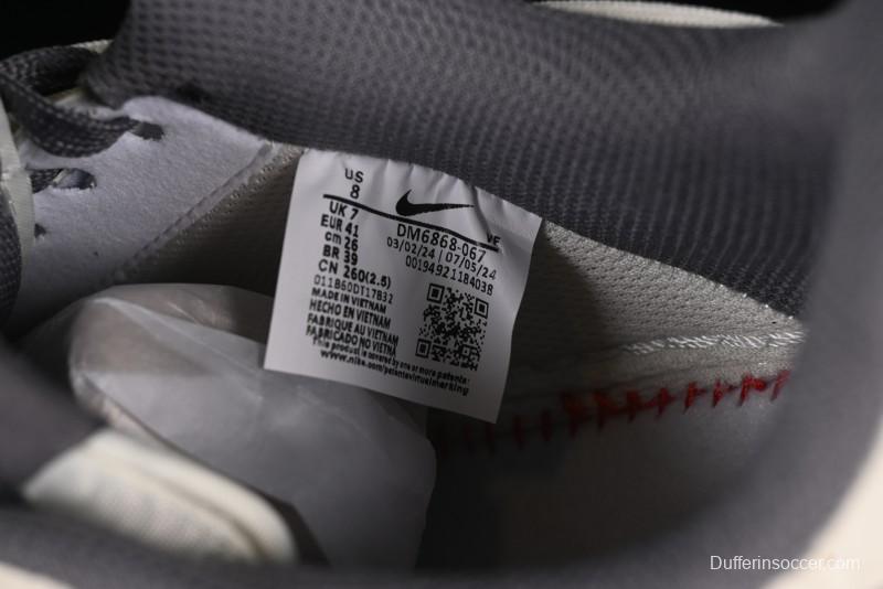 Nike Air Force 1 '07 Low LV Collaboration Grey Swoosh Drawstring Casual Sneakers - DM6868-067