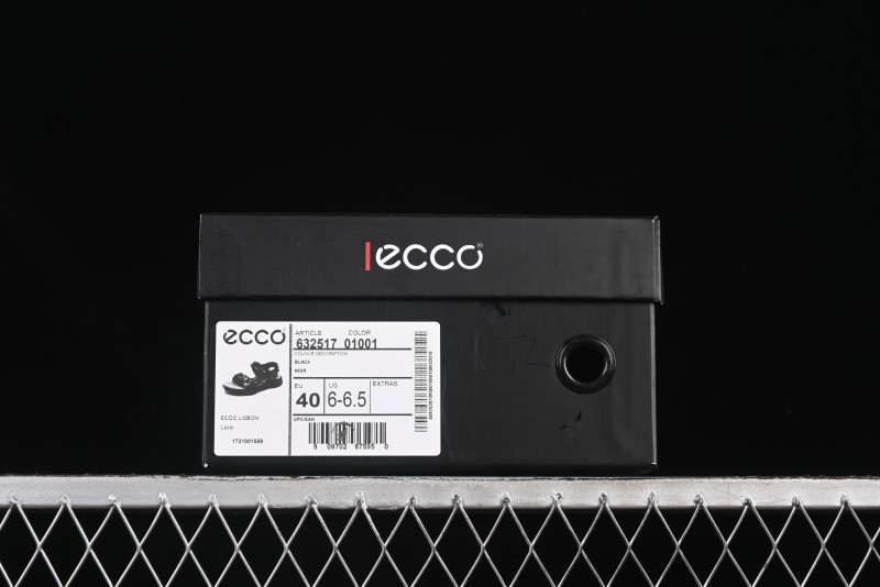 ECCO Off Trail Series Sport Leisure Sandals with Adjustable Hook-and-Loop Strap - 63251701001