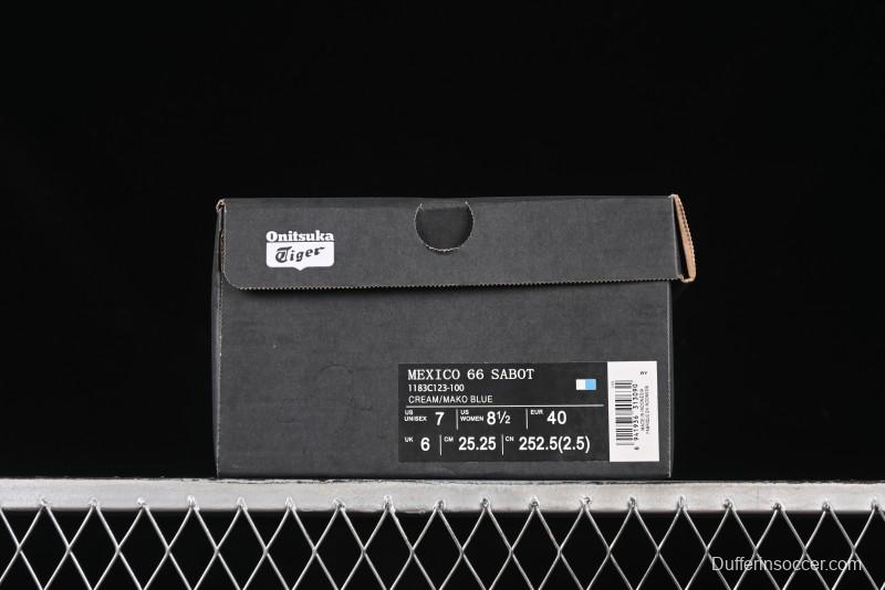 Onitsuka Tiger Mexico 66 Sabot Slip-On Sneakers with Breathable Mesh Upper - 1183C123-100