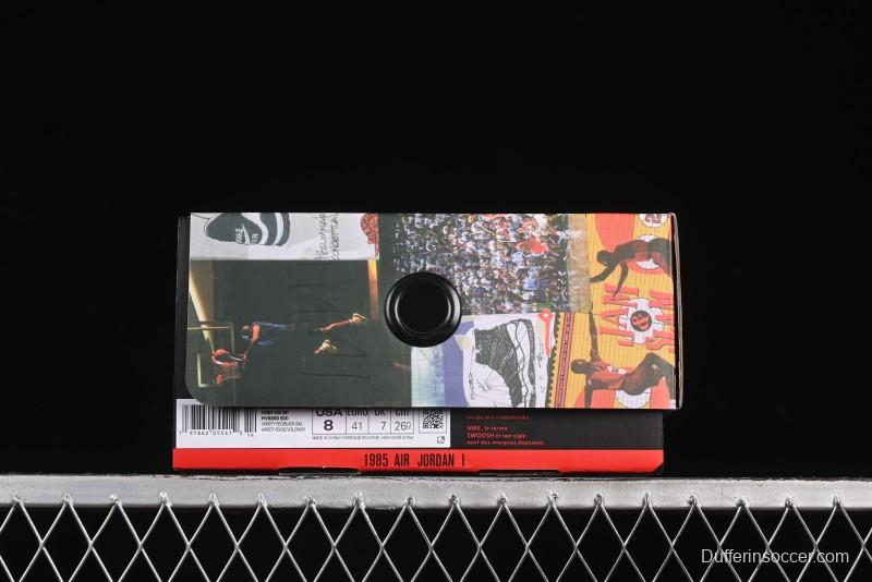 Nike Union x Air Jordan 1 Retro High Basketball Shoes Shadow Chicago - HV8563-600