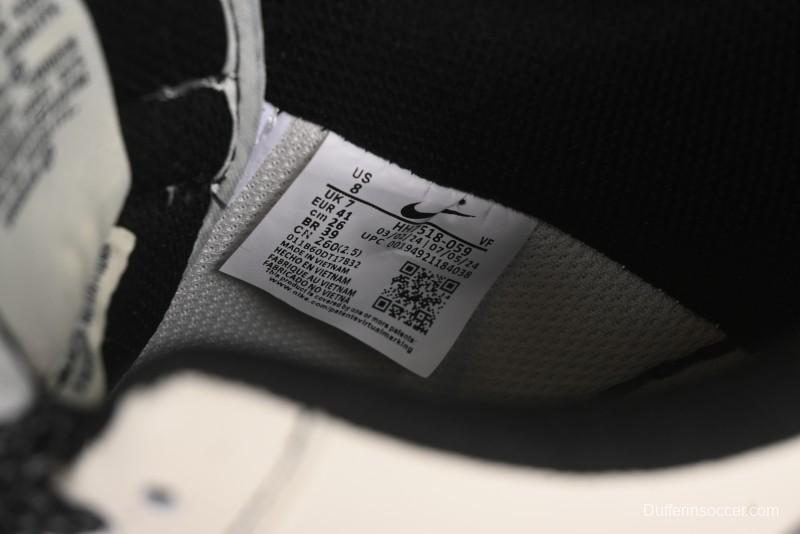 Nike Air Force 1'07 Low Stussy Collaboration Black Swoosh Casual Sneakers - HH7518-059