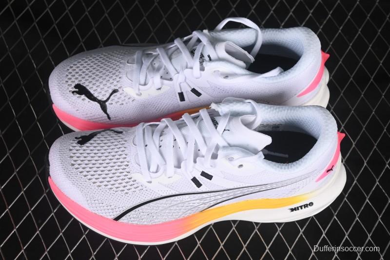 Puma Deviate Ntro 3 Comfortable Anti-Slip Wear-Resistant Low-Top Casual Running Shoes - 378450-04