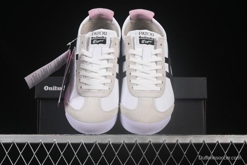 Onitsuka Tiger Mexico 66 Low-Top Leather Sneakers for Casual Running - 1183C380-100