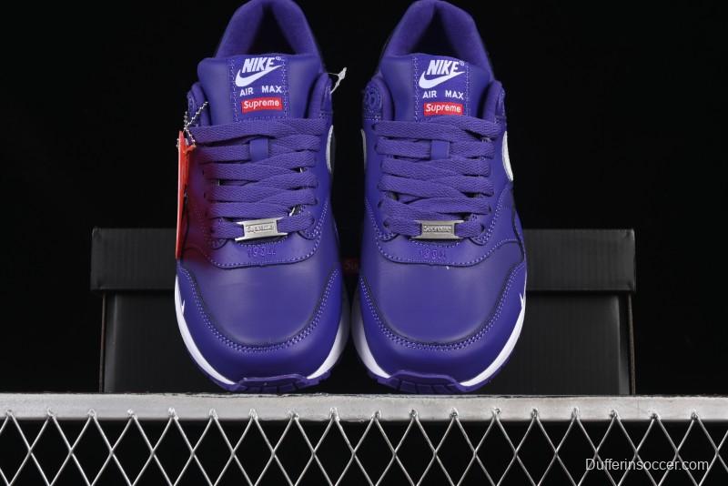 Nike Air Max 1 Retro Running Shoes with Half-Sole Air Cushion - HF8813-500