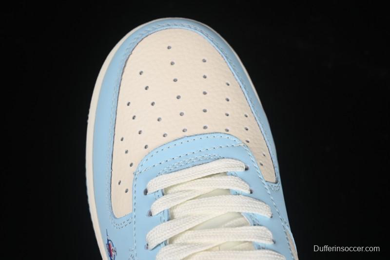 Nike Air Force 1'07 Low Doraemon Casual Sneakers with Full-Length Air Cushion - DF0188-059