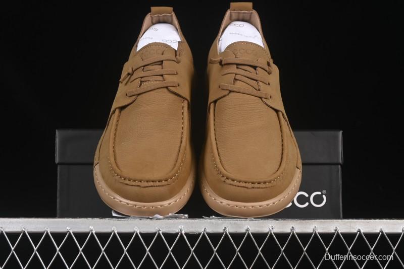 ECCO AT.KOLLEKTIVE Unisex Slip-On Kangaroo Leather Casual Shoes with Norwegian Welt Construction - 63673101002