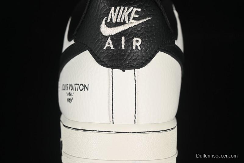 Nike Air Force 1 '07 Low LV Collaboration Cream Black Casual Sneakers - BZ6808-103