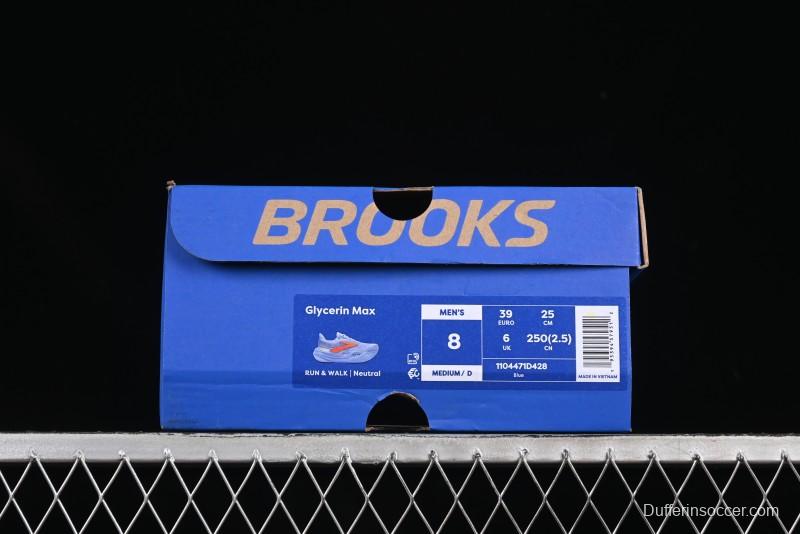 Brooks Glycerin Max Cushioned Marathon Running Shoes with Nitrogen Technology - 1104471D428