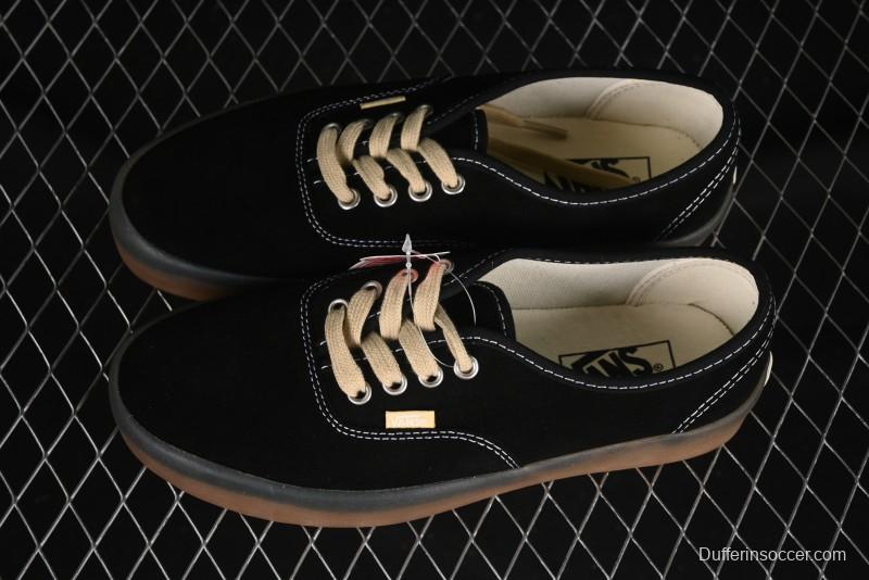 Vans Premium Authentic Suede Retro Sneakers with Translucent Rubber Sole - VN000CRQ6RJ