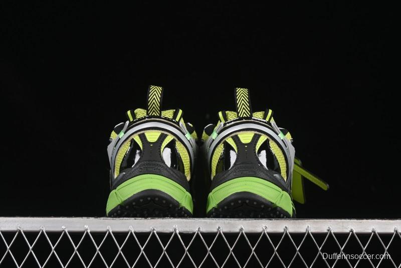 Off-White Be Right White Green Low-Top Lifestyle Casual Shoes - X.E5