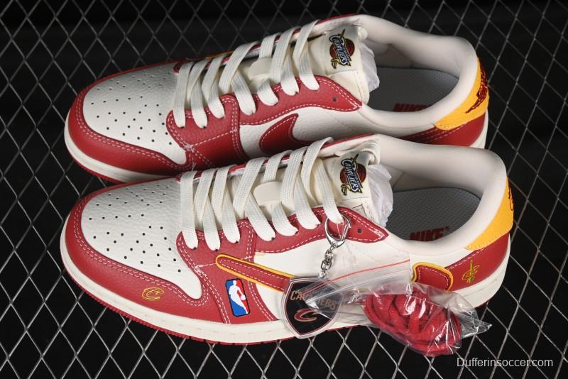 Nike Travis Scott x Fragment Design x Air Jordan 1 Low OG SP AJ1 Collaboration Casual Sneakers - SC9207-031