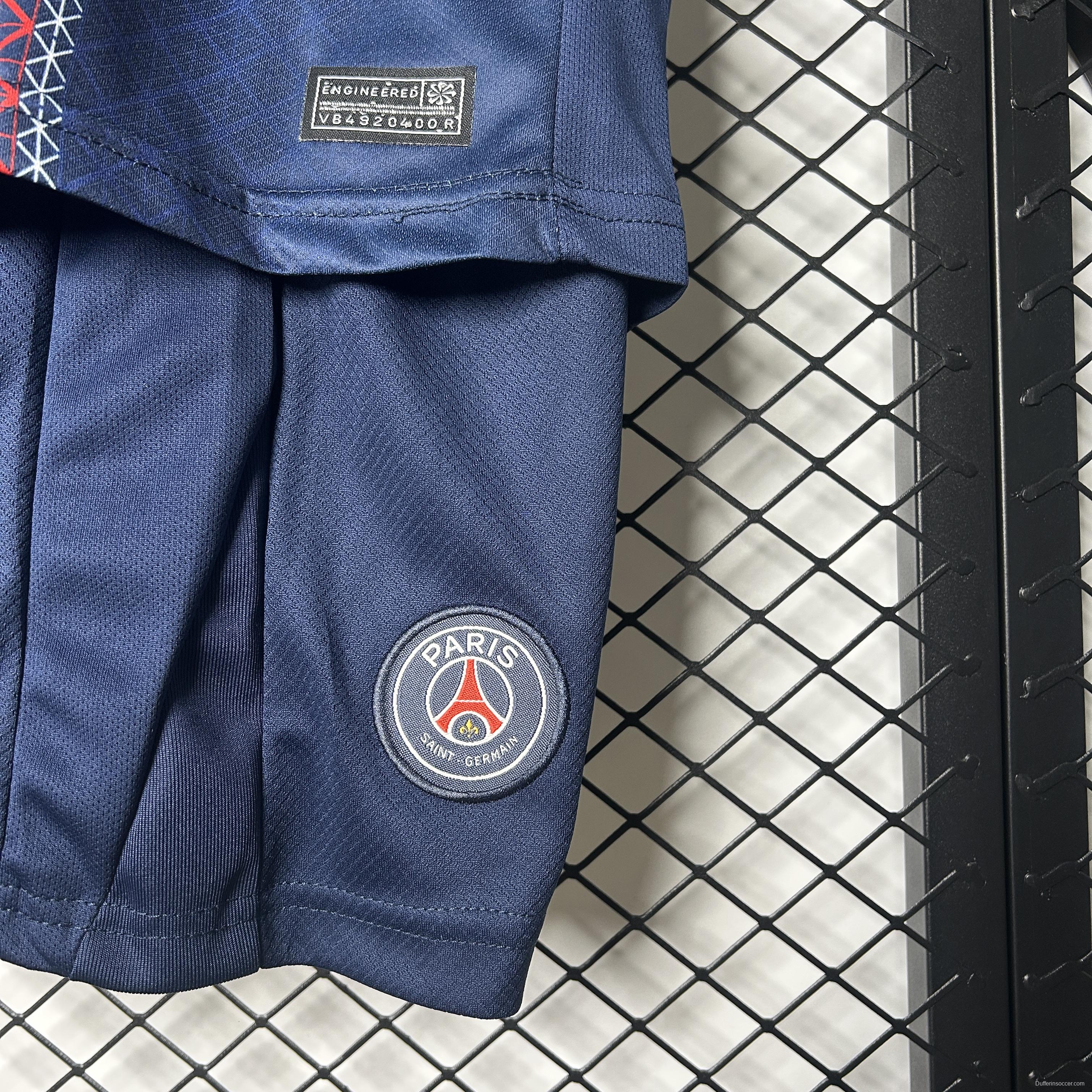 1 Star 25/26 Kids PSG Home Size 16-28 Jersey