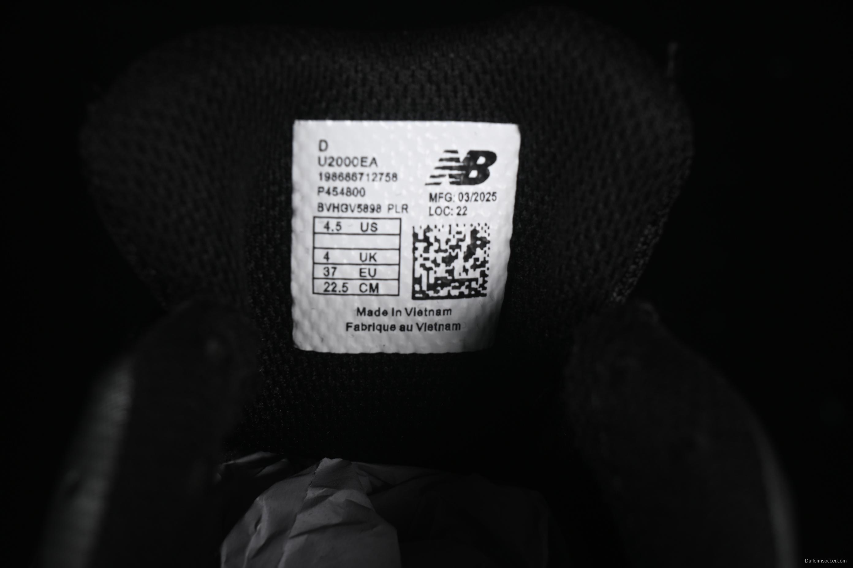 New Balance 2000 Series Retro Dad Style Casual Running Shoes - U2000EA