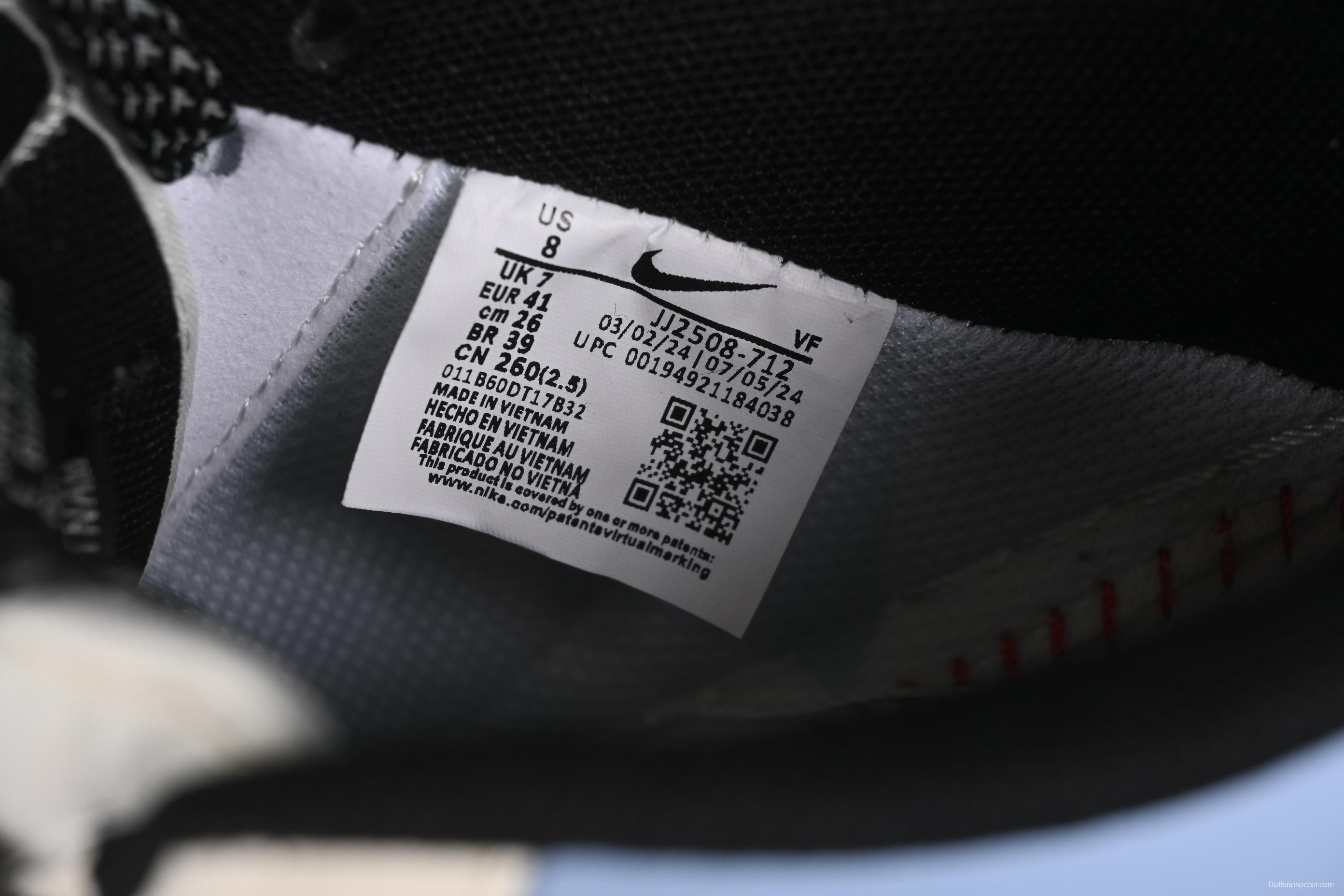 Nike Air Force 1 '07 Low LV Collaboration Black Water Blue Casual Sneakers - JJ2508-712