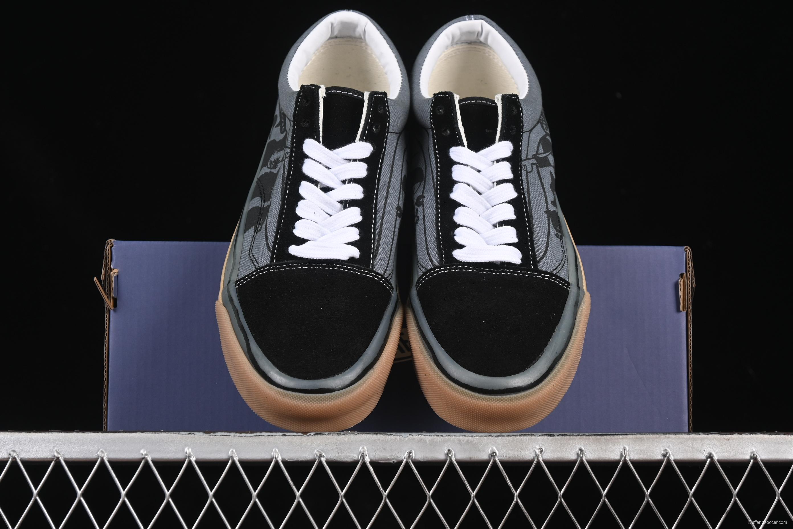 Vans Premium x Hanai Artist Collaboration Low-Top Casual Skate Shoes - VN000D56BN5