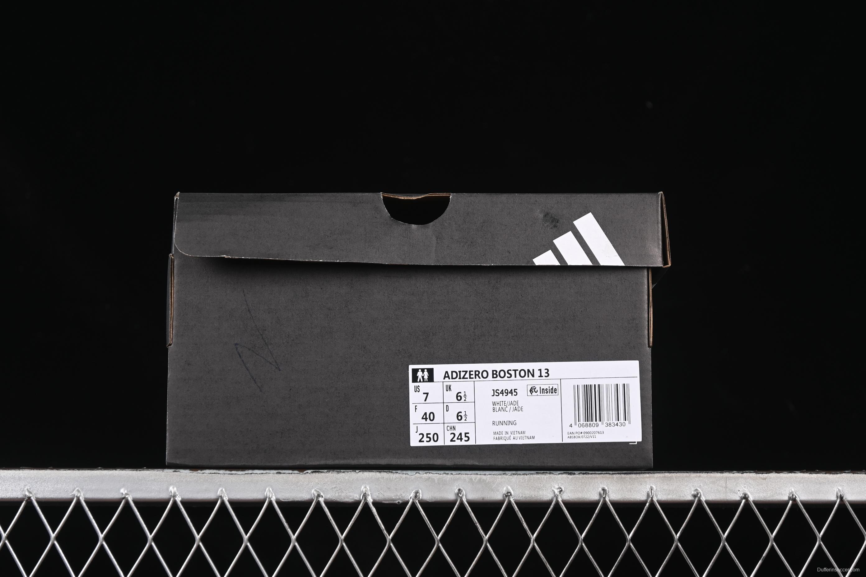 Adidas Adizero Boston 13 Running Shoes with Breathable Design - JS4945