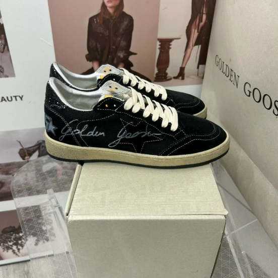 2024 Unisex GGDB Black Suede Sneakers MJ00260