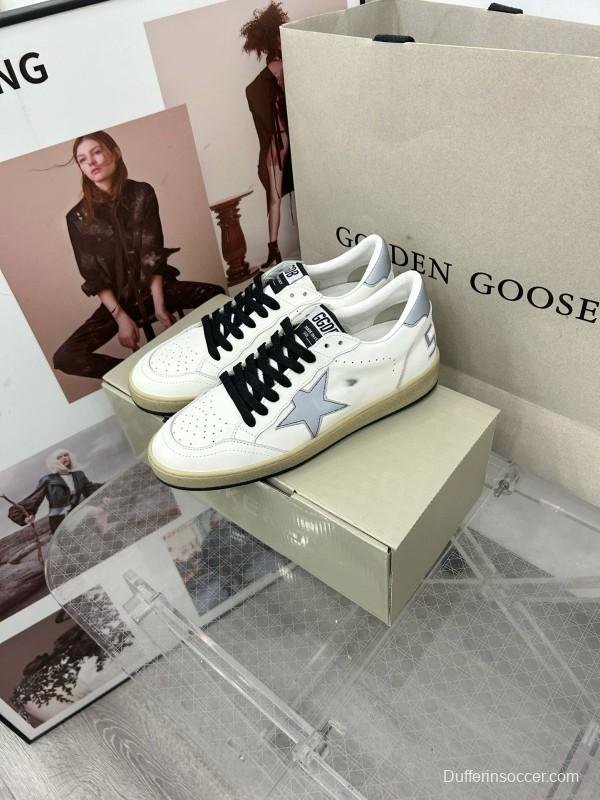 2024 Unisex GGDB White Grey Leather Sneakers MJ00260