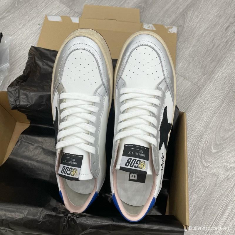 2024 Unisex GGDB White Grey Blue Leather Sneakers MJ00260