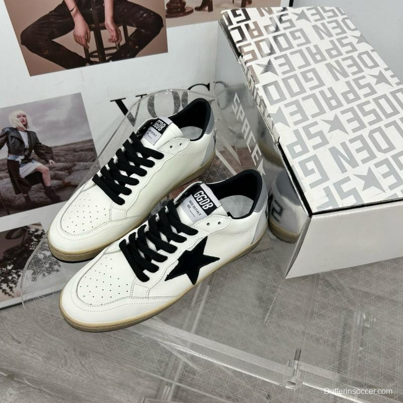 2024 Unisex GGDB White Black Leather Sneakers MJ00260