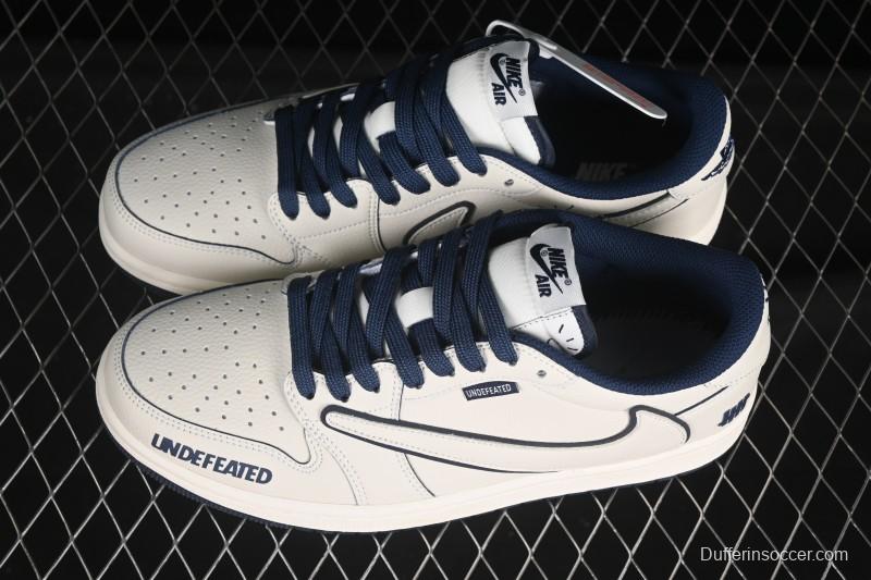 Nike Travis Scott x Fragment Design x Air Jordan 1 Low OG SP AJ1 Casual Sneakers - DF1845-533