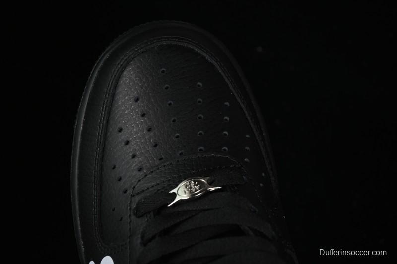 Nike Comme Des Garcons Air Force 1 Low Casual Sneakers with Full-Length Air Cushion - IB9949-001