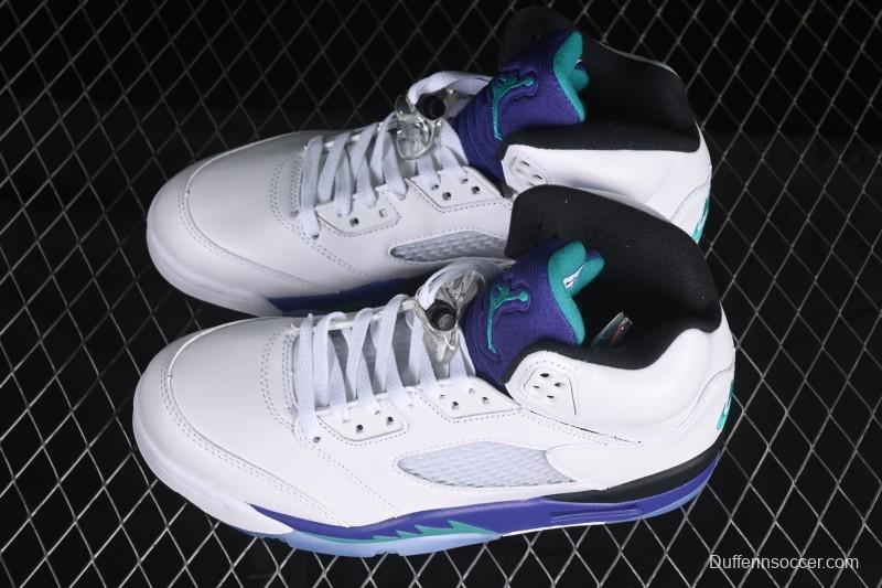Nike Air Jordan 5 OG Grape Basketball Shoes - HQ7978-100
