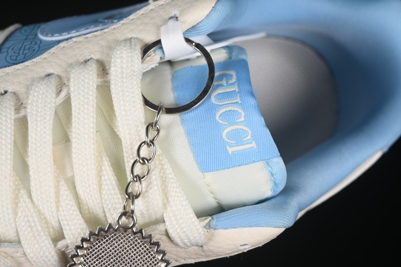 Nike Air Force 1 '07 Low Gucci Collaboration Ice Blue Low-Top Casual Sneakers - DF0188-067