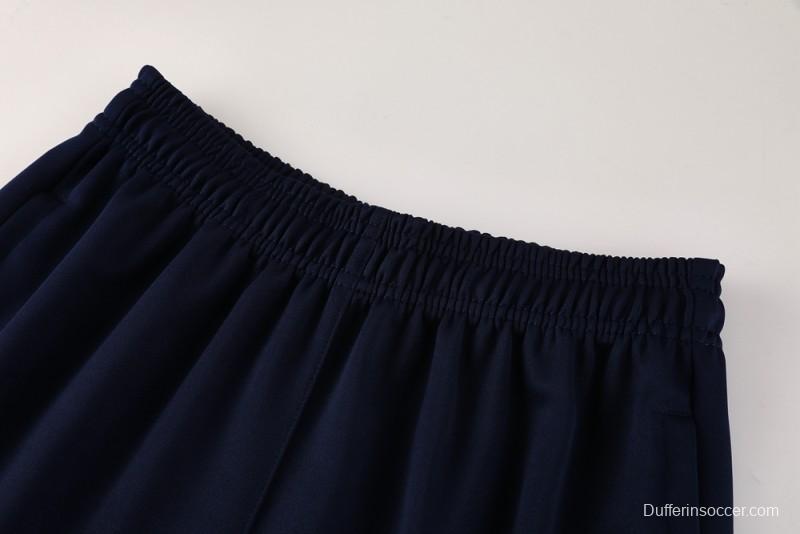 2025 Nike Blue/Navy Full Hoodie Zipper Jacket +Long Pants