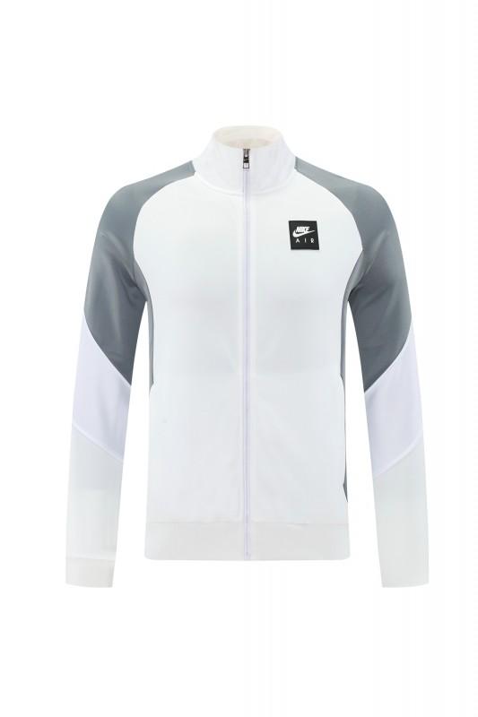 2025 NIKE WHITE/Grey Full Zipper Jacket +Long Pants
