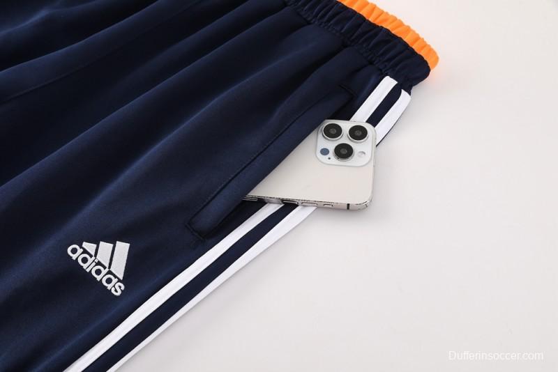 25/26 Real Madrid Navy Full Zipper Jacket +Long Pants
