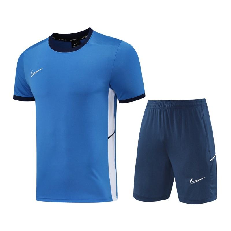 2025 Adidas Blue Short Sleeve Jersey+Shorts