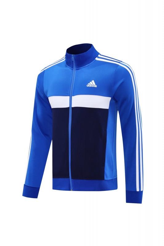 2025 Adidas Blue/Navy Full Zipper Jacket +Long Pants