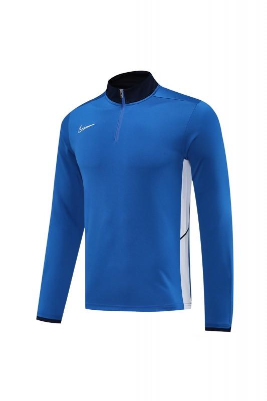 2025 Nike Blue Full Hoodie Zipper Jacket +Long Pants
