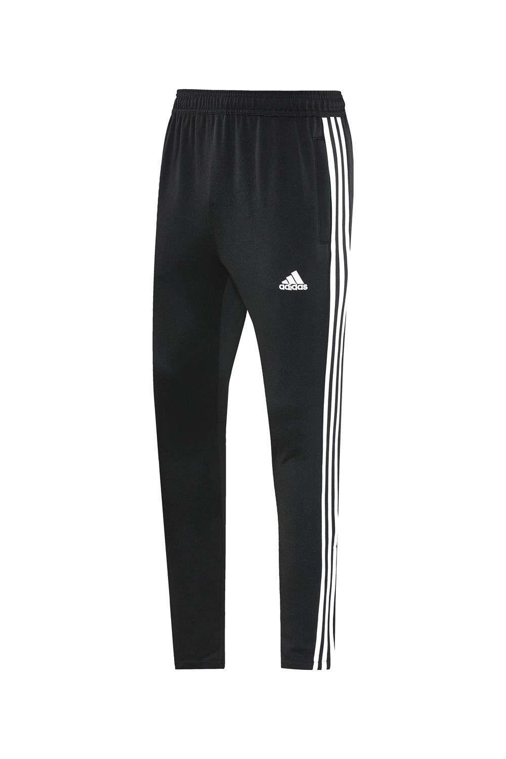2025 Adidas Black/Grey Full Zipper Jacket +Long Pants