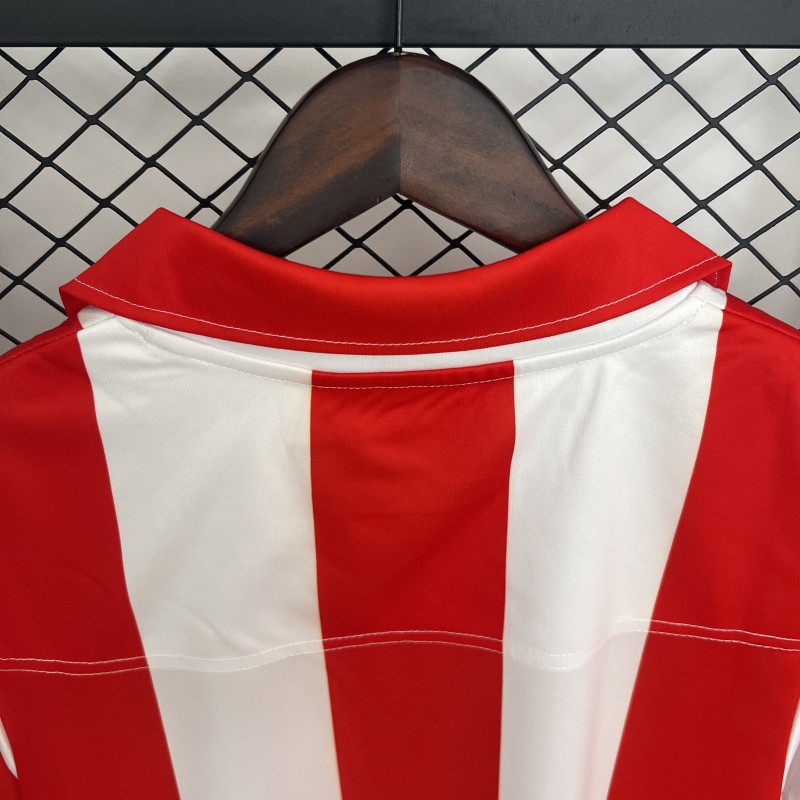 03/04 Retro Atletico Madrid Centenary Home Stadium Jersey